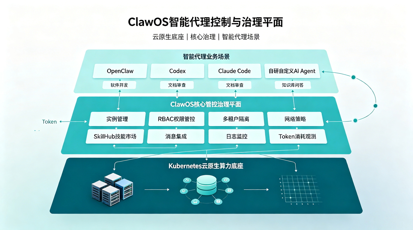 ClawOS 治理架构图